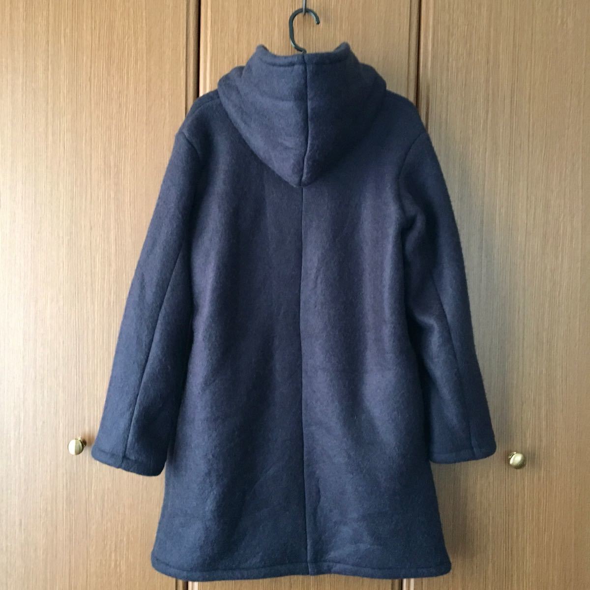 最終特価 新品 chocol raffine robe navy スライバーフードコート