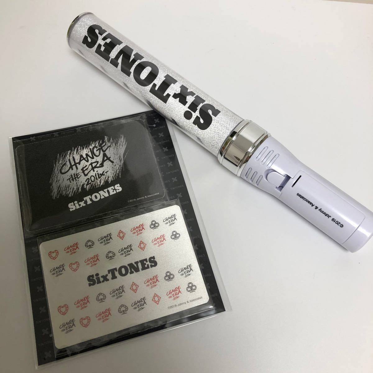 SixONESチェンエラペンライト(中古品)チェンエラステッカー SixONESチェンエラペンライト(中古品)チェンエラステッカー