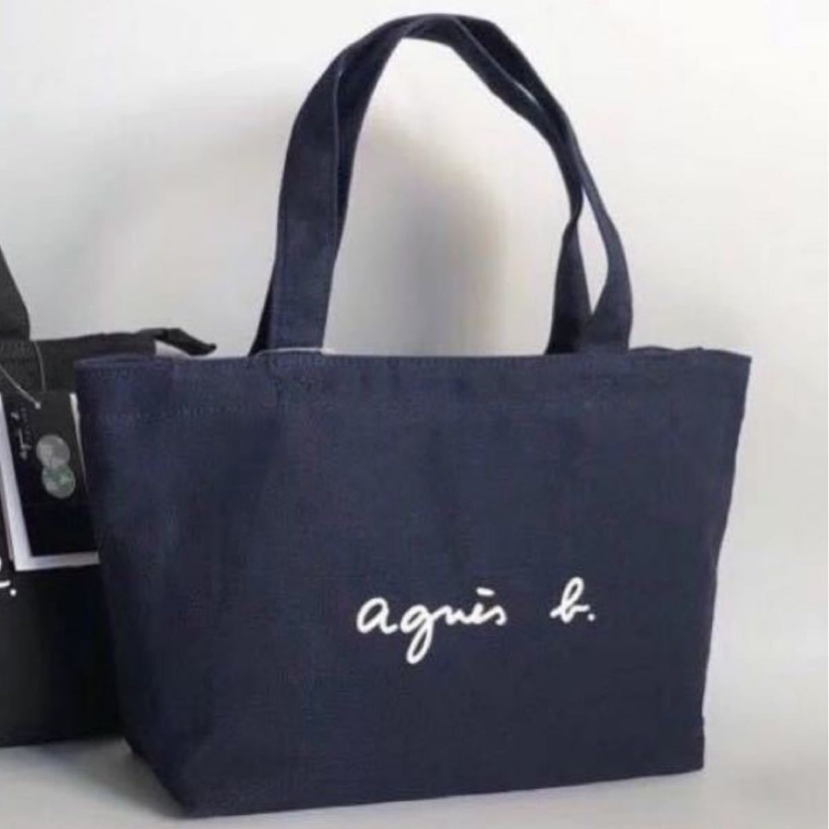 ネイビーアニエスべートート agnes b トートバッグ　Sサイズ　アニエスベー agnes b. トート バッグ Sサイズ