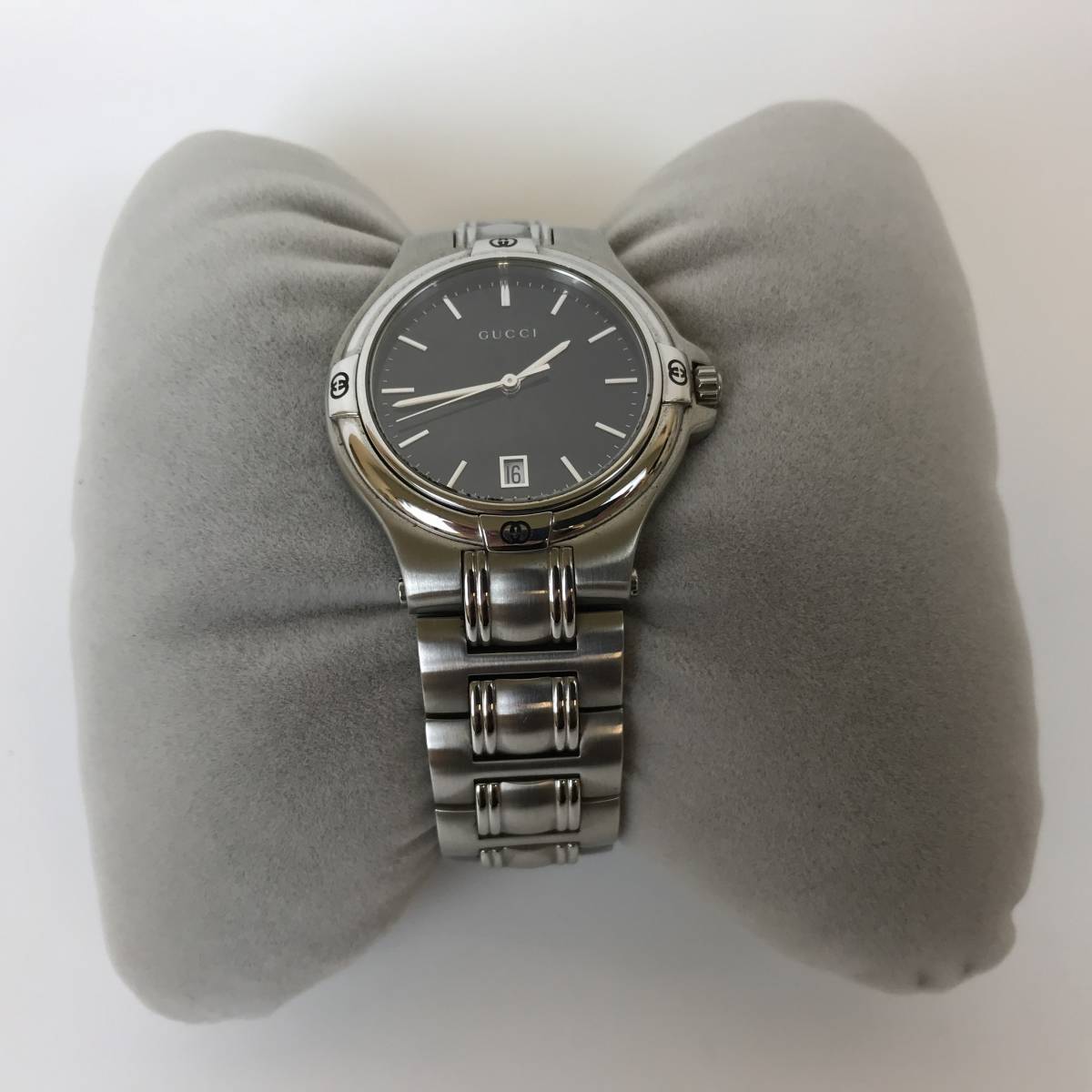 超特価SALE開催!】 グッチ GUCCI 9040M #127028-153 動作OK ブラック