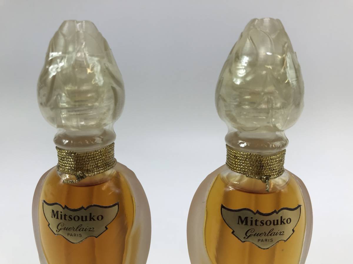 希少 レア 2個セット GUERLAIN/ゲラン mitsuko/ミツコ Parfum/パルファム 15ml 薔薇 蕾 vintage parfume 未開封/保管品 15878-33_画像5