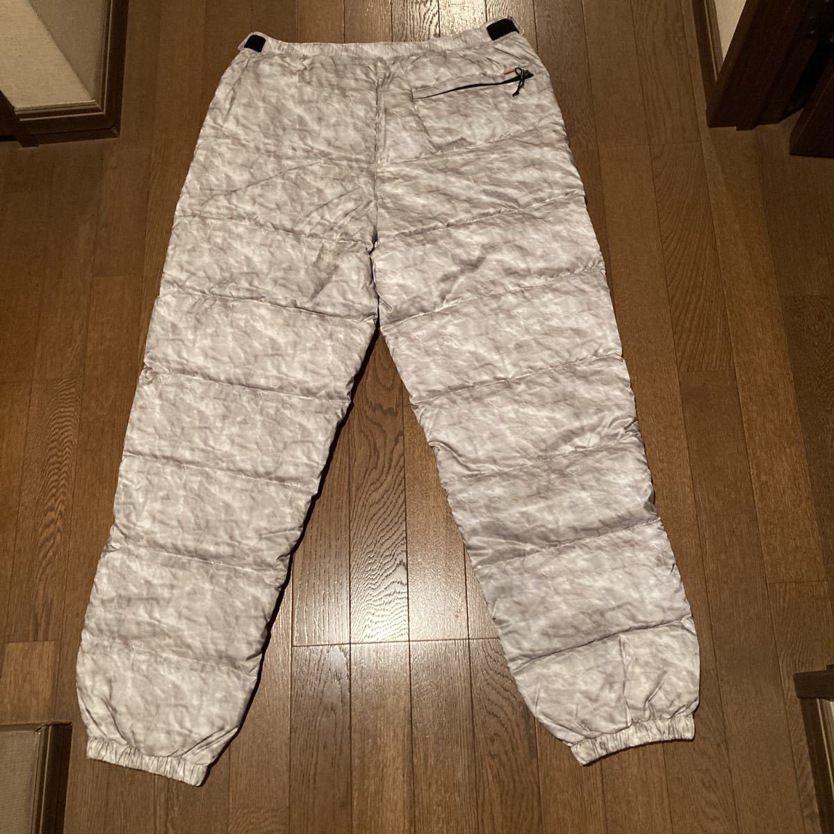 新品 Supreme The North Face Paper Print Nuptse Pant Pants Lパンツ