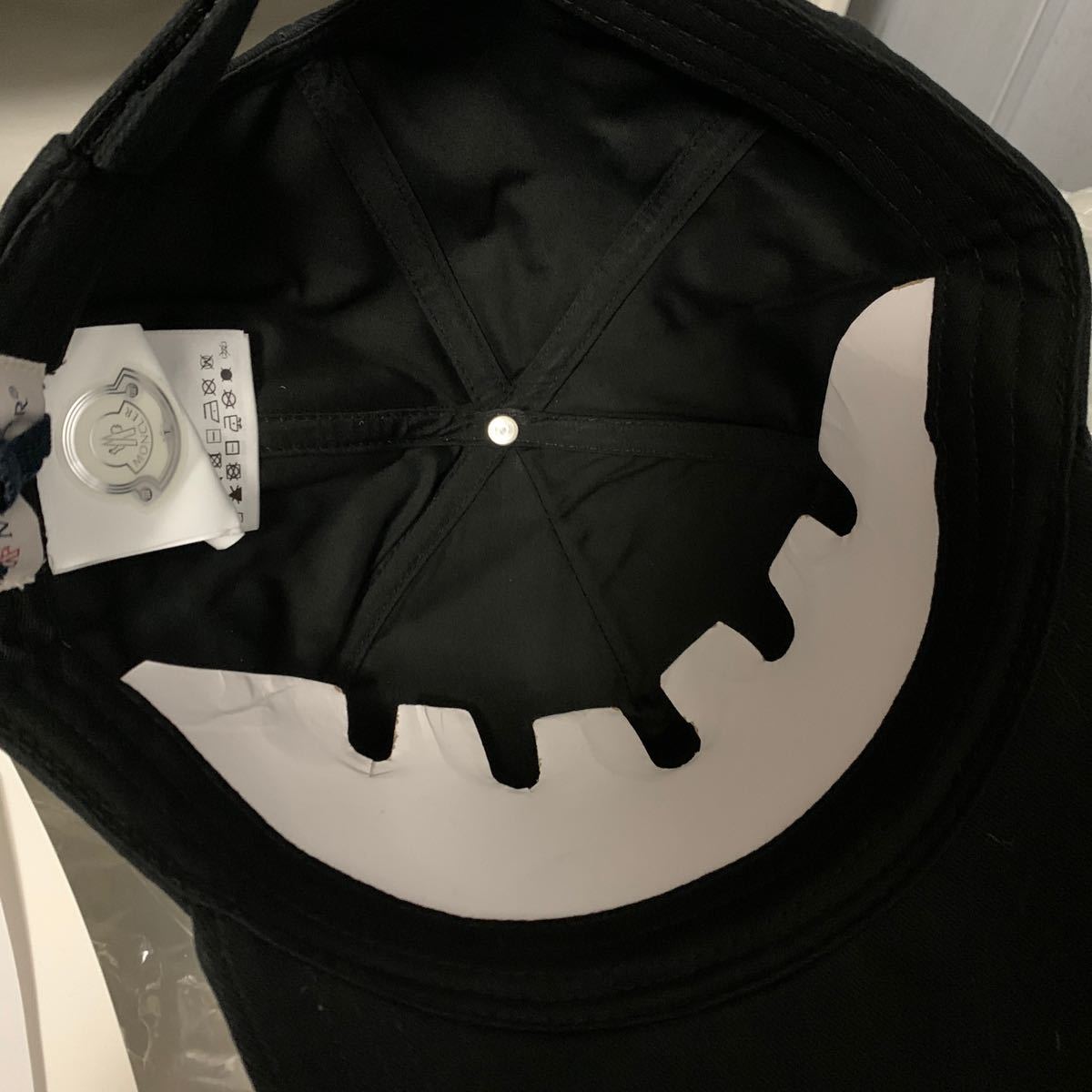正規品】人気 MONCLER モンクレール ロゴ刺繍 キャップ ブラック www
