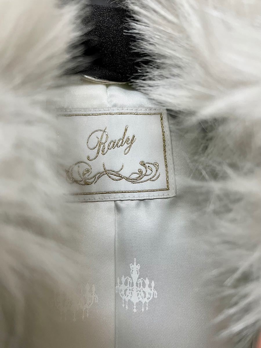 Rady レディ フェイクファー ビジュー ウール ショートコート Rady レディ フェイクファー ビジュー ウール ショートコート