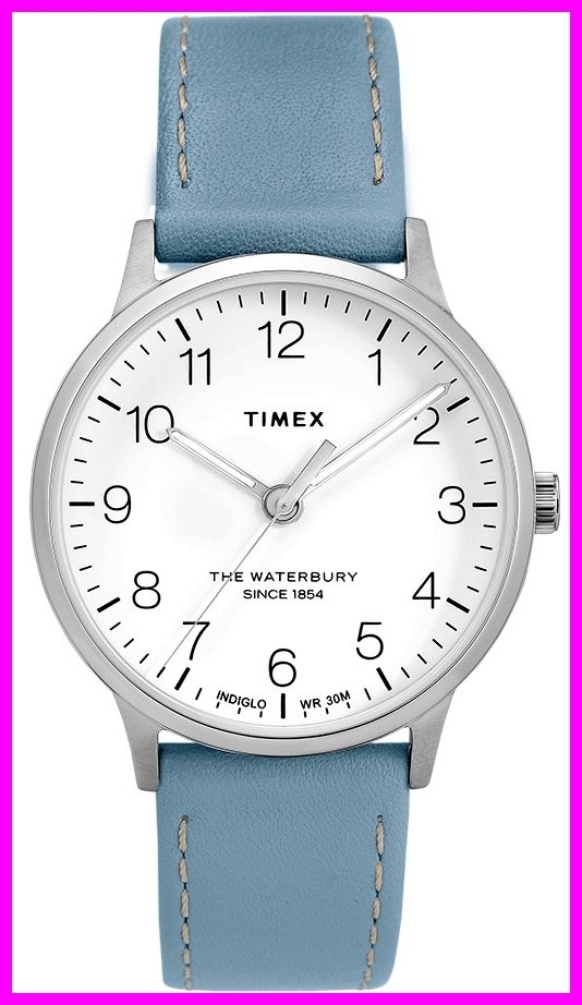 【タイメックス TIMEX】ウォーターベリークラシック 36MMレザーストラップ レディース　TW2T27200