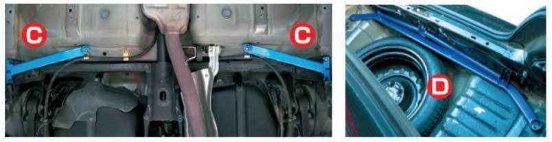 格安 通販 公式 CUSCO クスコ パワーブレース リヤトランク インプレッサ GDA/GDB 4WD 2000ccT 2002.11～2007  パーツ