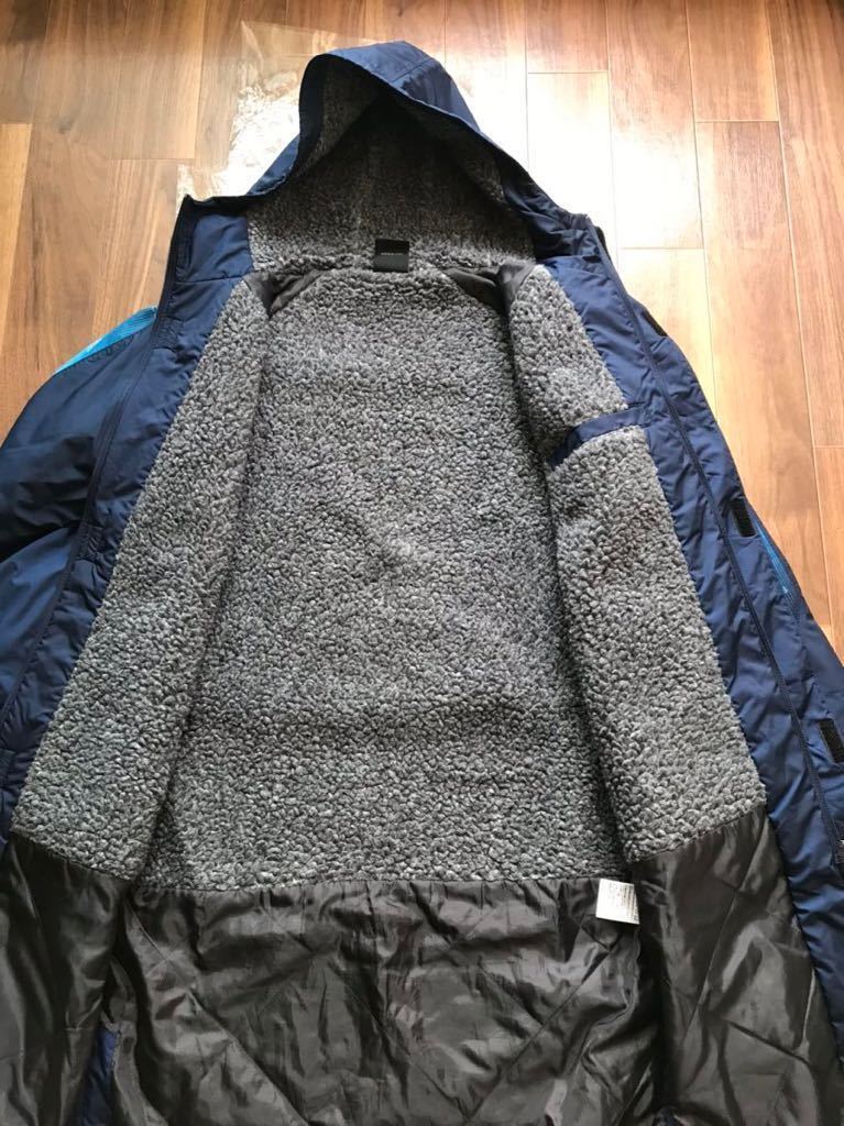  Adidas klaima устойчивый боа длинный bench пальто M