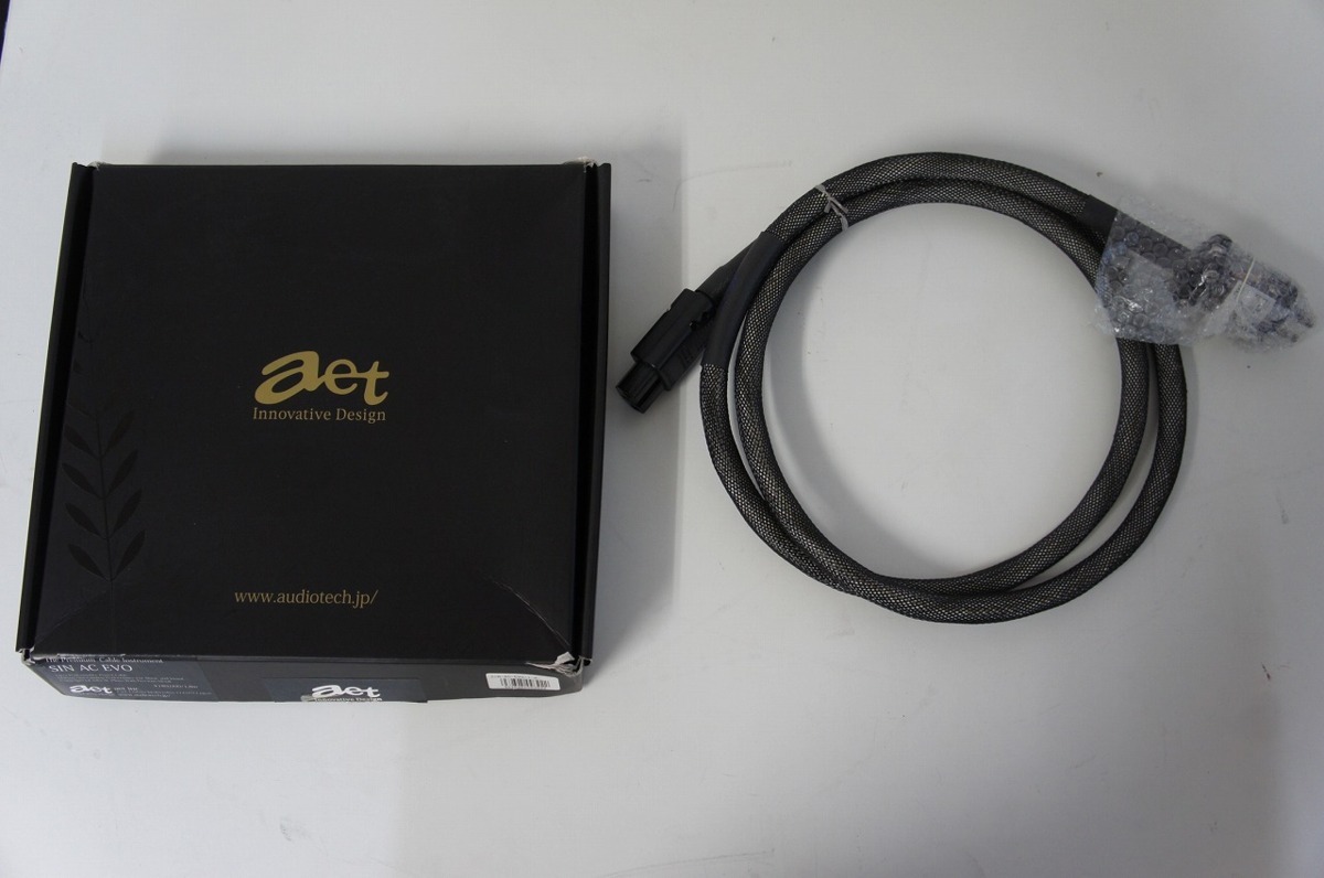 【超安い】 aet エーイーティSIN □XXB2-09780t 元箱付き 電源ケーブル 1.8m EVO AC その他