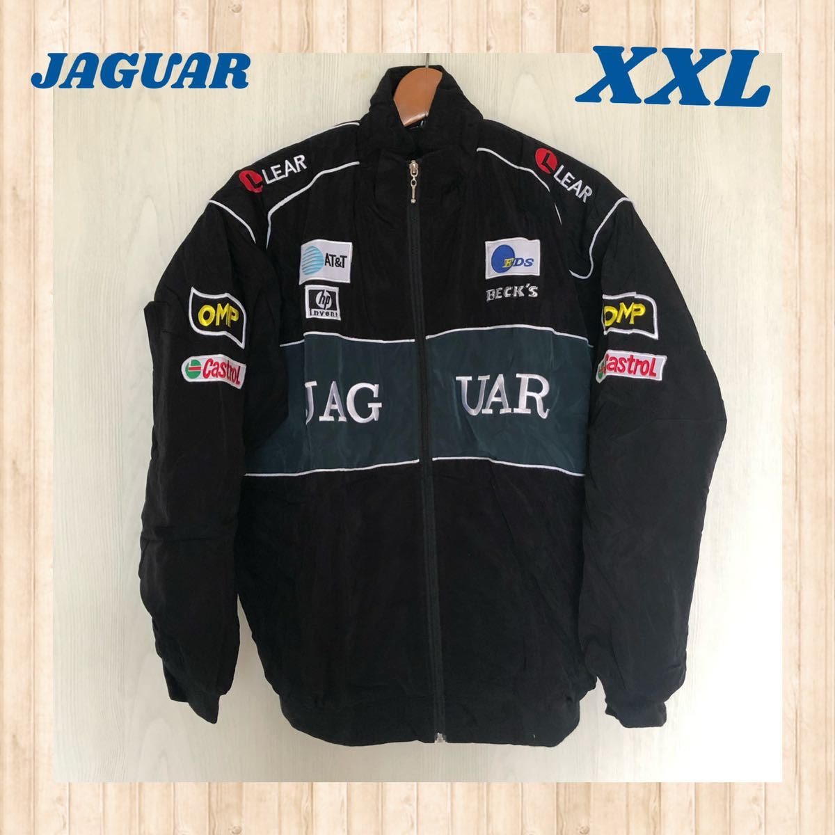 ジャガー jaguar レーシングジャケット XXLサイズ 中綿 ジャガー jaguar レーシングジャケット XXLサイズ 中綿