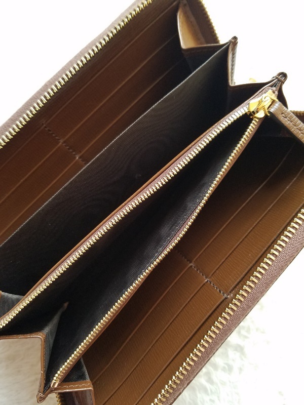 新品 GUCCI グッチ ホースビット GGスプリーム ジップ アラウンド 長