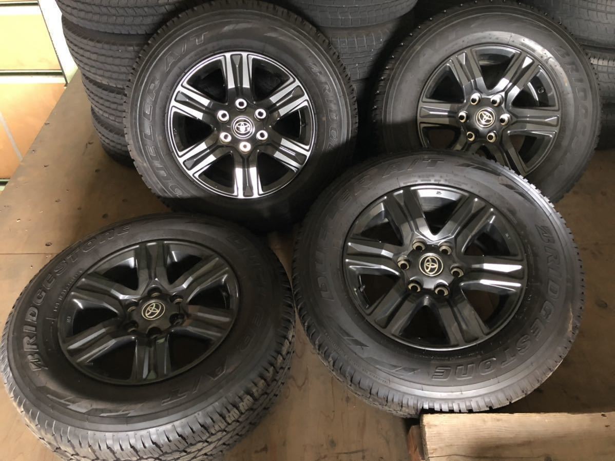 新車外し! トヨタ ハイラックス 純正 ホイール 17×7.5J+30 6穴 TOYOTA