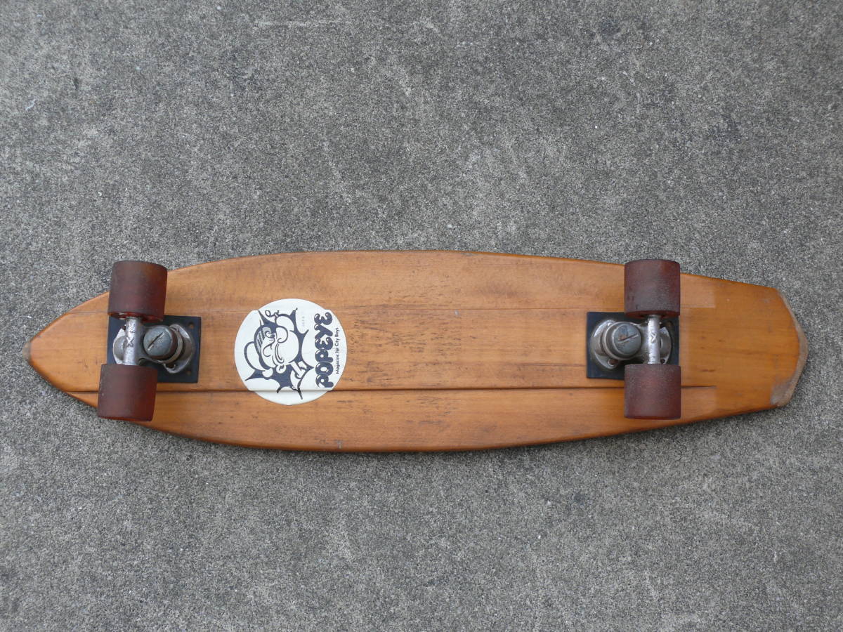 EARTH SKI スケートボード デッキ スケボー ビンテージ アーススキー Skateboard Deck_ステッカー貼ってあります。