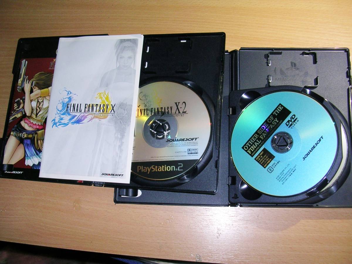 中古PS2ソフト2本FAINAL FANTASY X・FAINAL FANTASY X-2_画像3