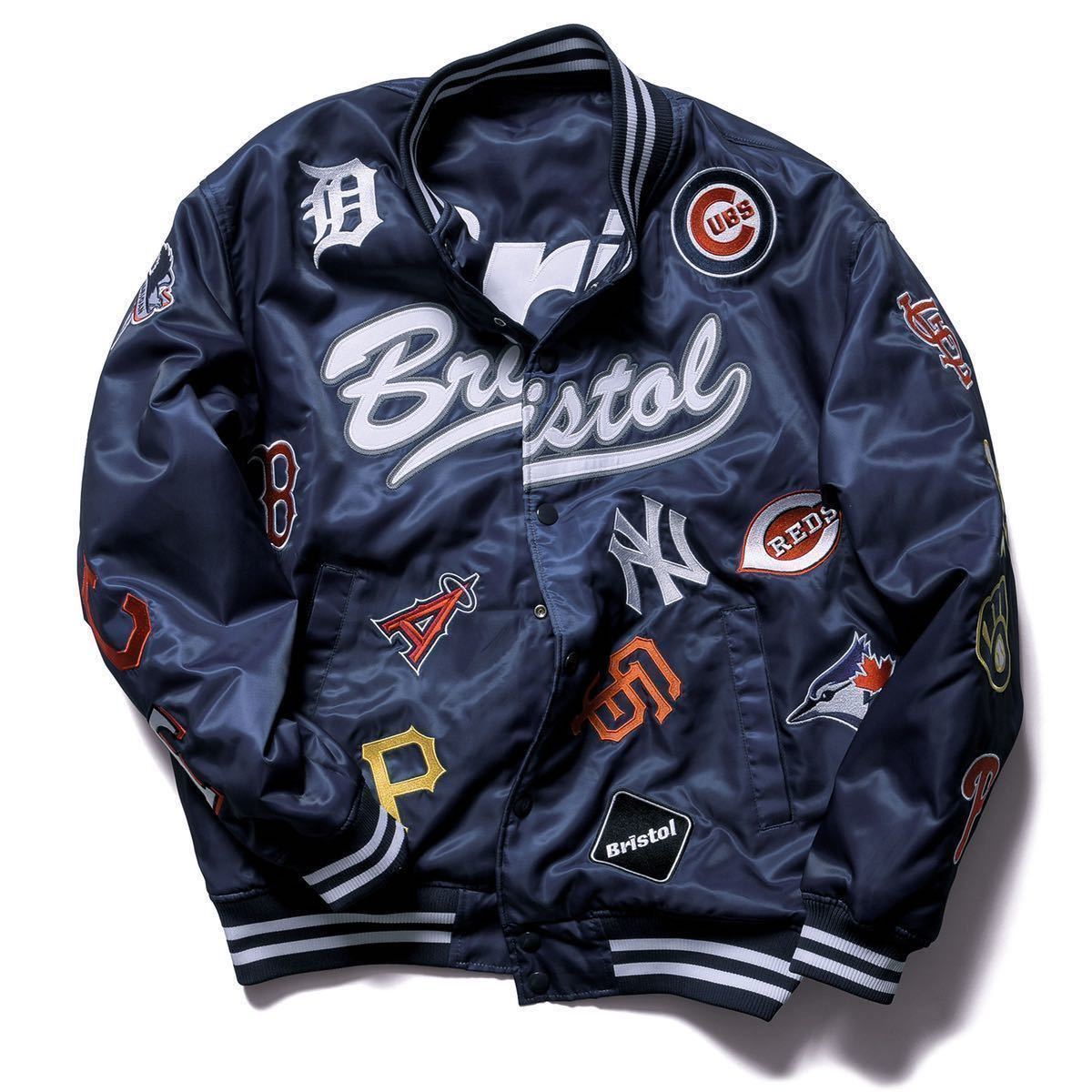 【新品タグ付き】 21AW 22 FCRB f.c real bristol エフシーレアルブリストル SOPH FANATICS MLTOUR ALL TEAM REVERSIBLE VARSITY JACKET