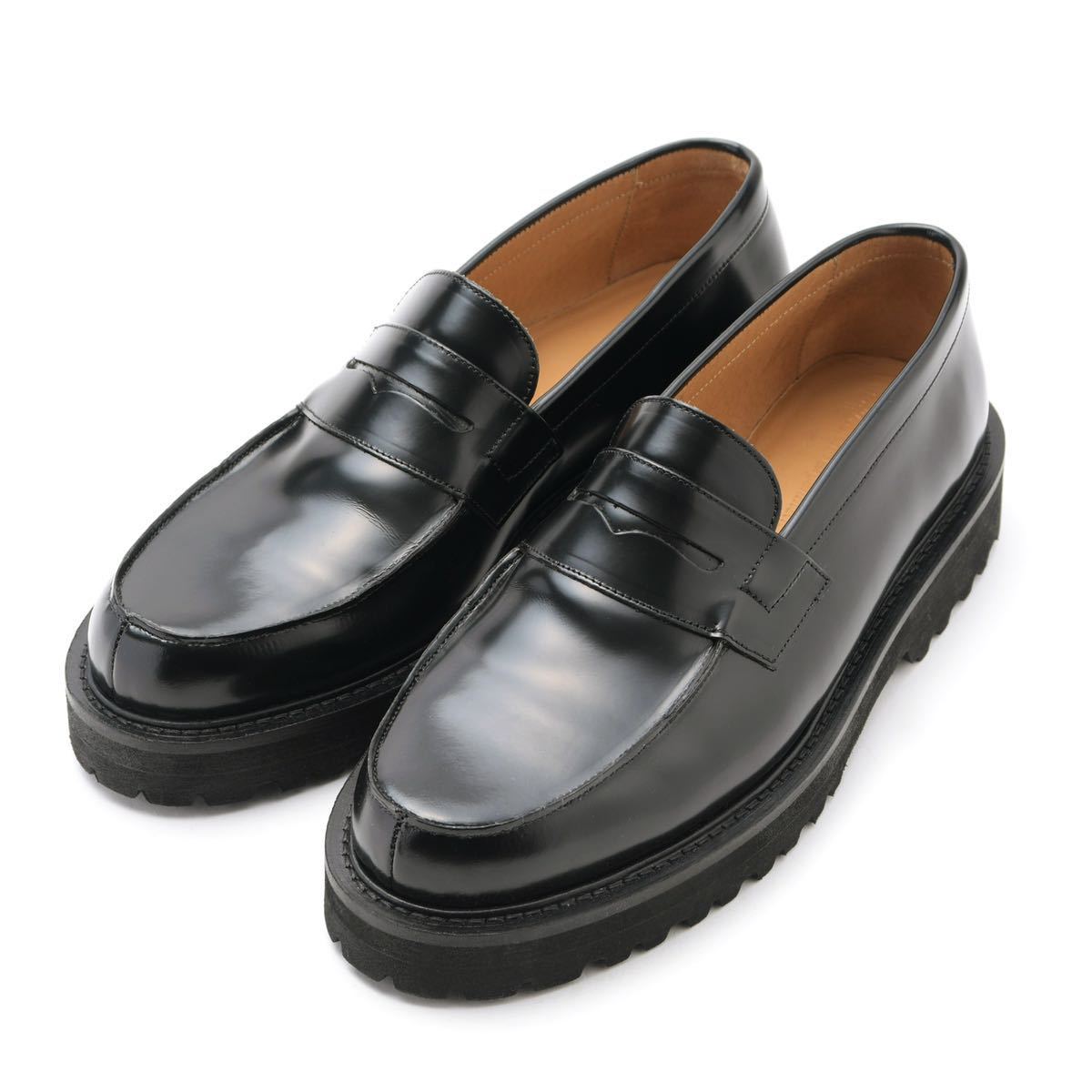 【即決】【良品】 uniform experiment UE ユニフォームエクスペリメント SOPHNET ソフネット LOAFERS ローファー 靴 くつ BLACK ブラック
