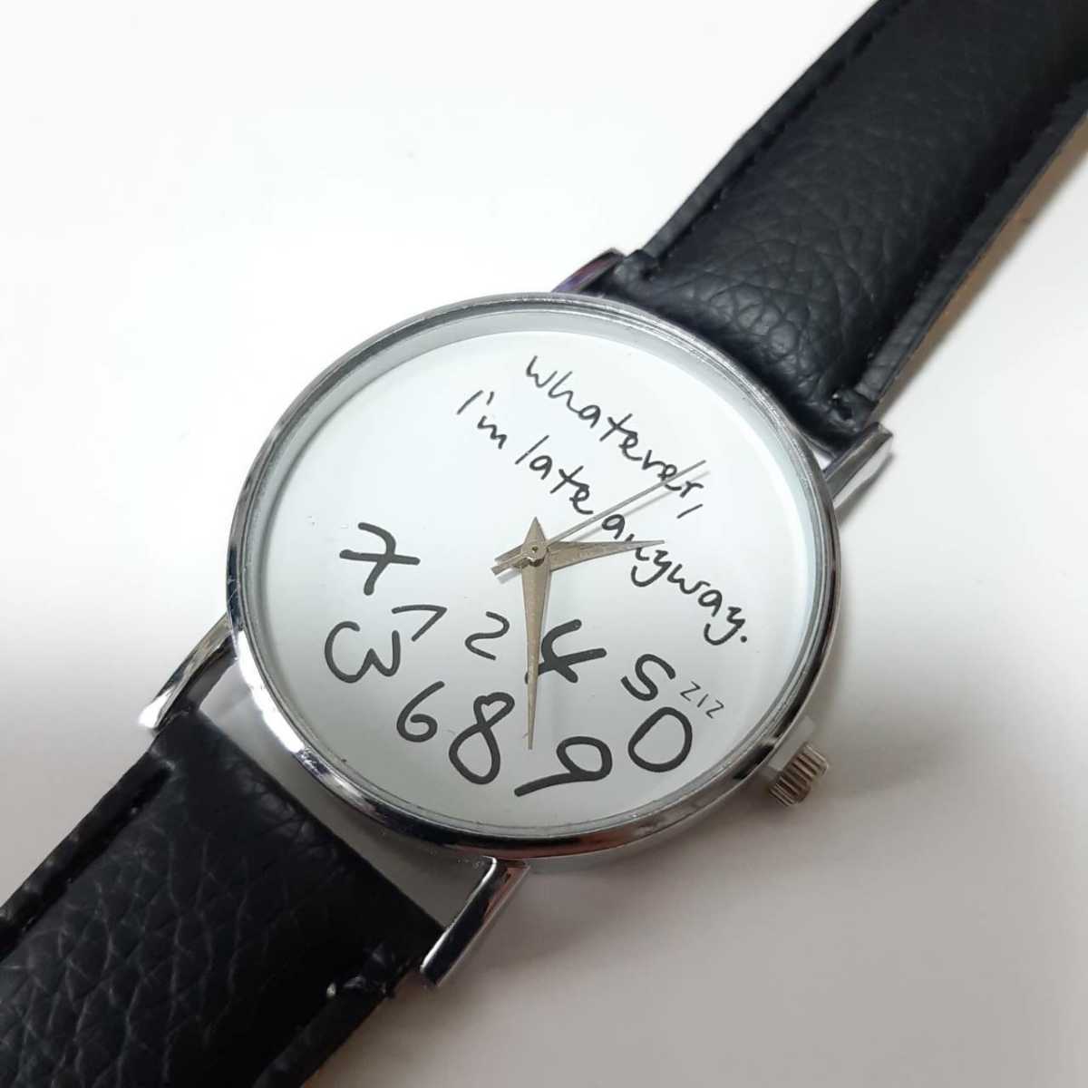 新品　腕時計　カジュアル　スポーツ　Swatch　黒 文字盤白　3_画像6