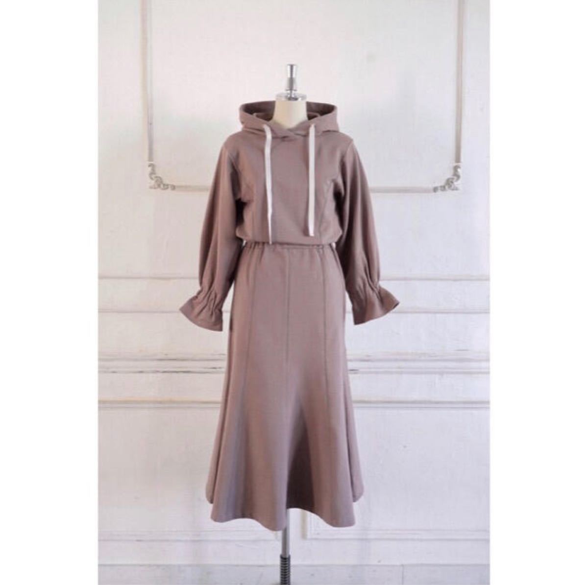 herlipto Hooded Cotton-blend Jersey Dress 小嶋陽菜 こじはる HLT ワンピ