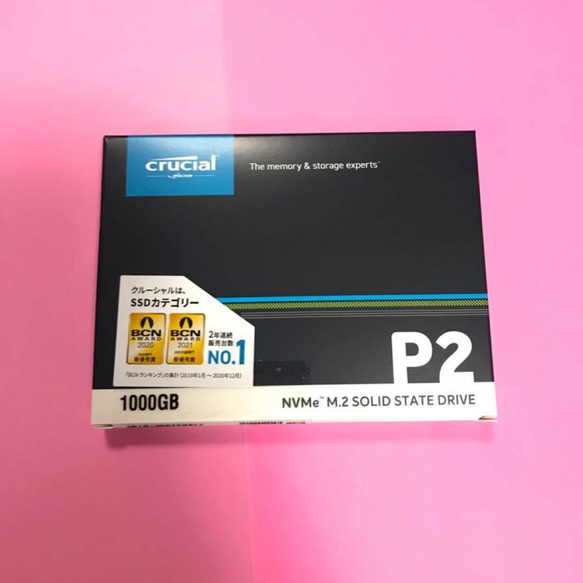 ○Crucial クルーシャル P2シリーズ M.2 SSD 1000GB（1ＴＢ）新品未使用