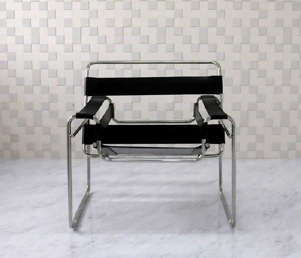 珍しい  ワシリーチェア Wassily リプロダクト デザイナーズ家具 パーソナルチェア 椅子 いす イス マルセル・ブロイヤー Chair 金属製フレーム