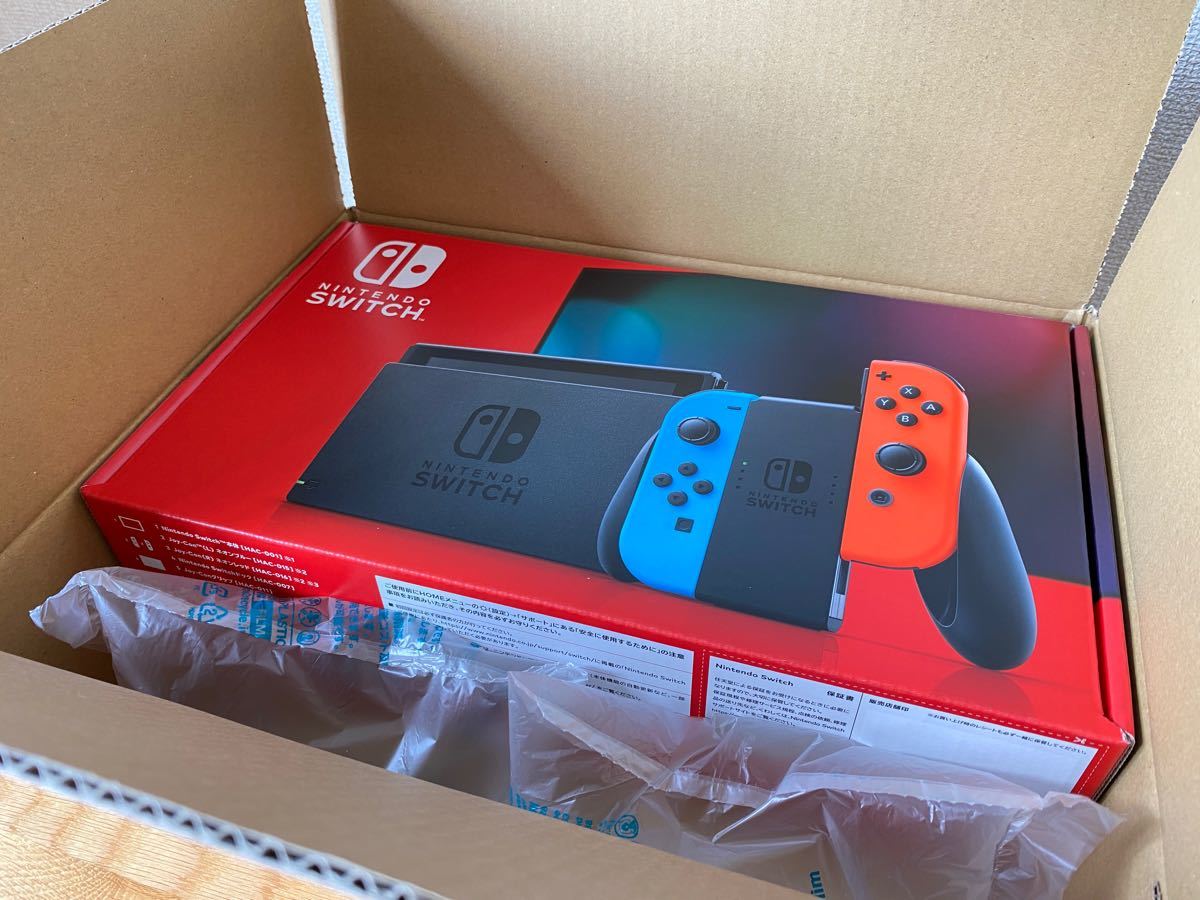 ニンテンドースイッチ　Nintendo Switch Joy-Con(L) ネオンブルー/(R) ネオンレッド　本体　新品未使用