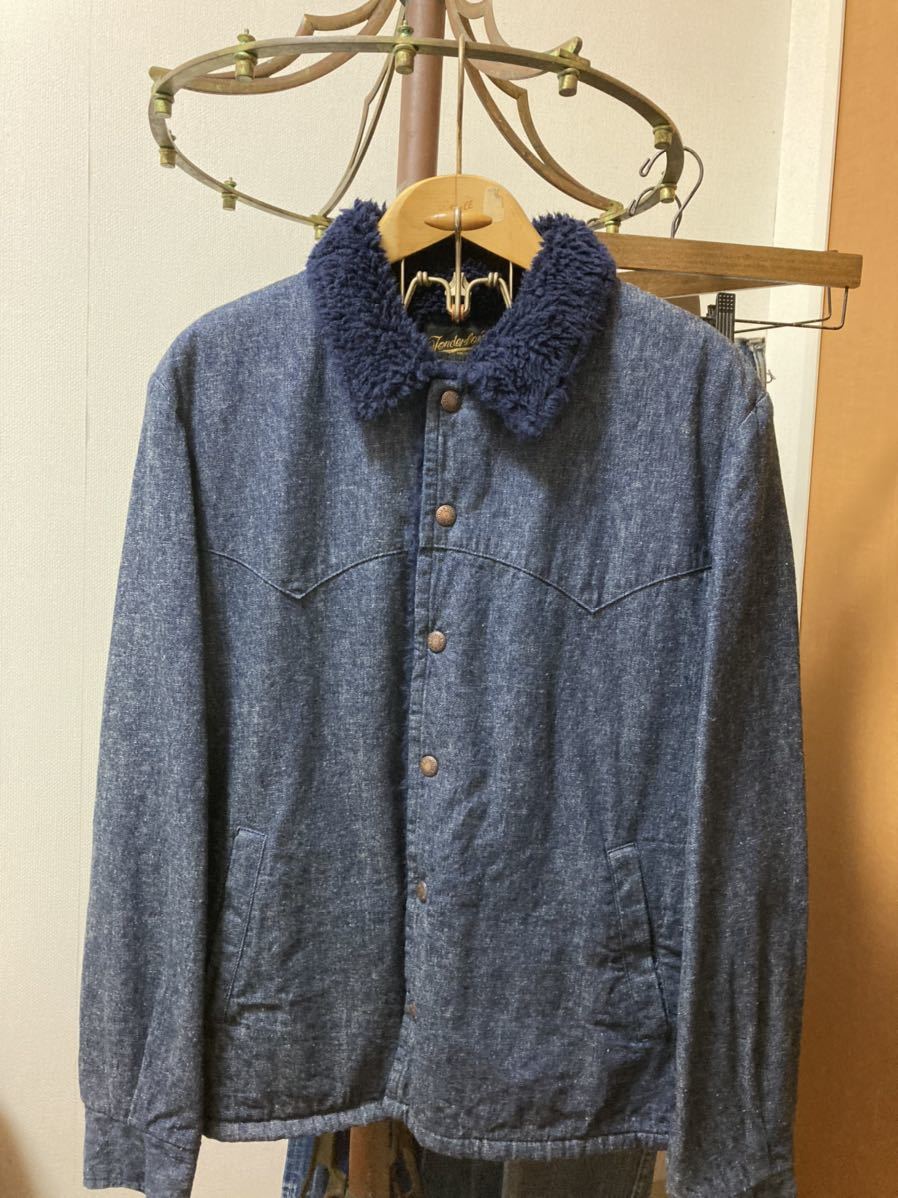 人気ブラドン TENDERLOIN / T-SADDLE DENIM JKT / NAVY ジャケット、上