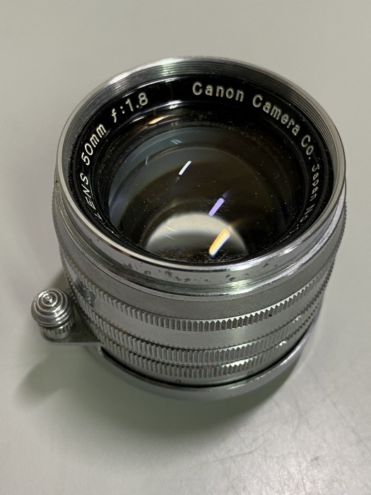 #名機【希少機 キャノン Canon ⅣSb改？ レンジファインダー方式 フイルムカメラ レンズF:1.8=50mm付 スクリューマウント 現状品】L11433_画像8