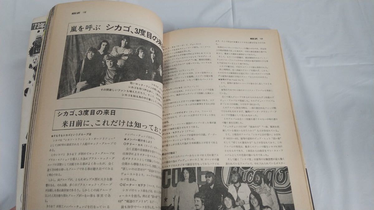 MUSIC LIFE ミュージック・ライフ 1973年 4月号 表紙 カルロス・サンタナ 特別取材 デヴィット・ボウイ ジョン&ヨーコ インタビュー 洋楽_画像8