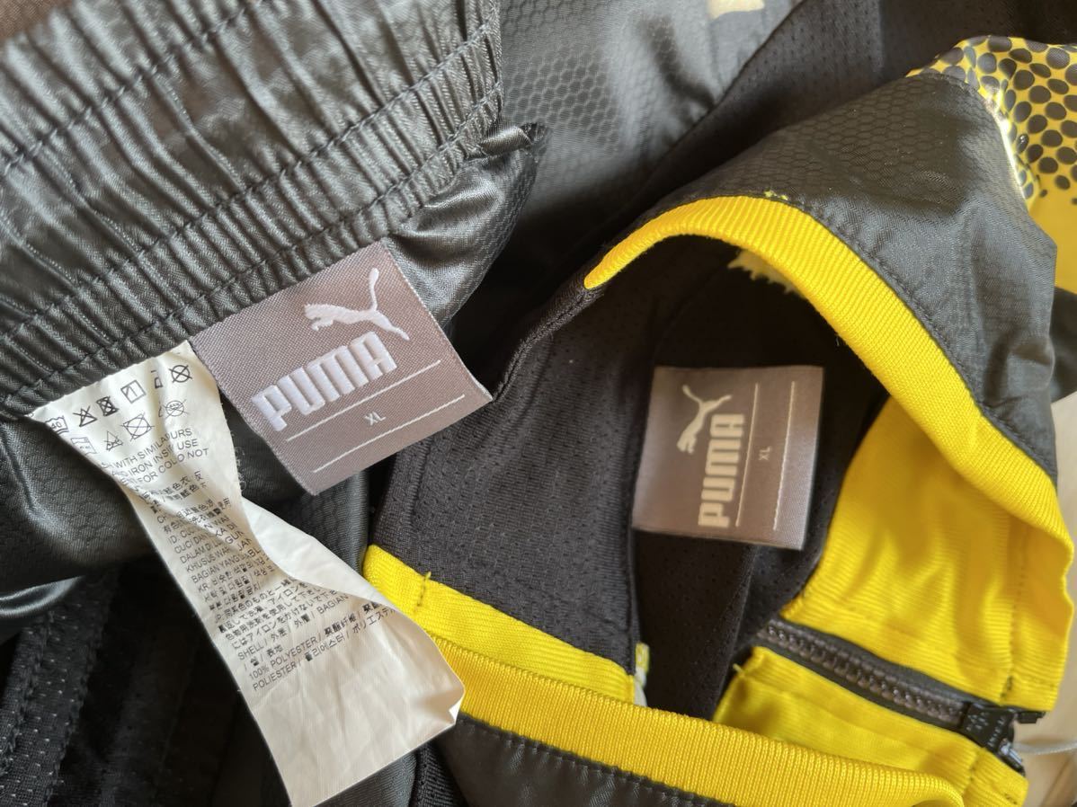 SALE★P PUMA ピステウェア　黒黄　XL_画像3