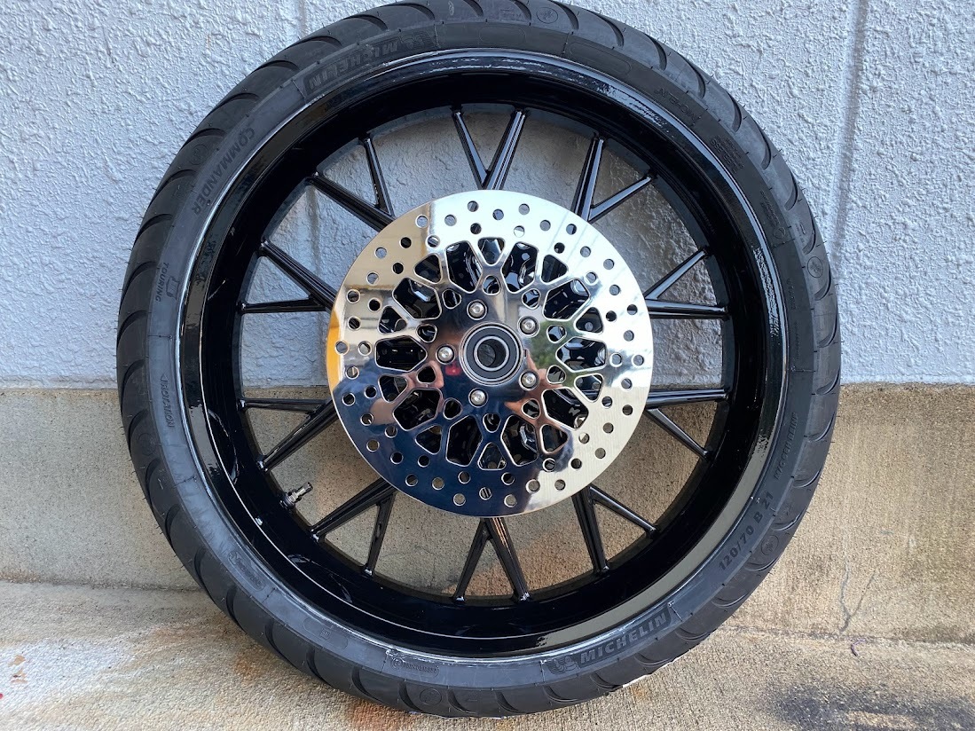 即出荷】 送料無料 21×3.5 ホイール フェンダー セット ハーレー