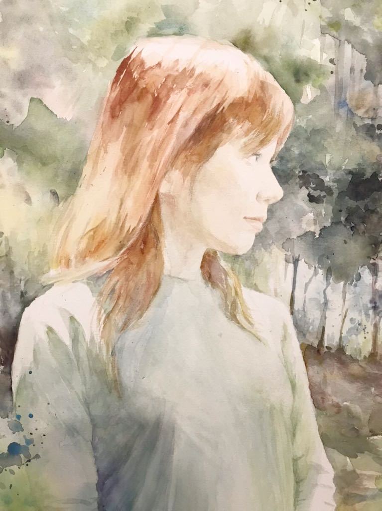 Yahoo!オークション - 黒川達也 「女性II」 30F 水彩画 額装 Yahoo!オークション - 黒川達也 「女性II」 30F 水彩画 額装