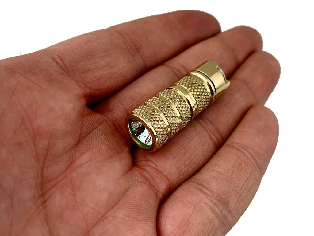 【税込?送料無料】 LED Peanut - Brass Maratac Flashlight ブラス Kit(マラタック その他