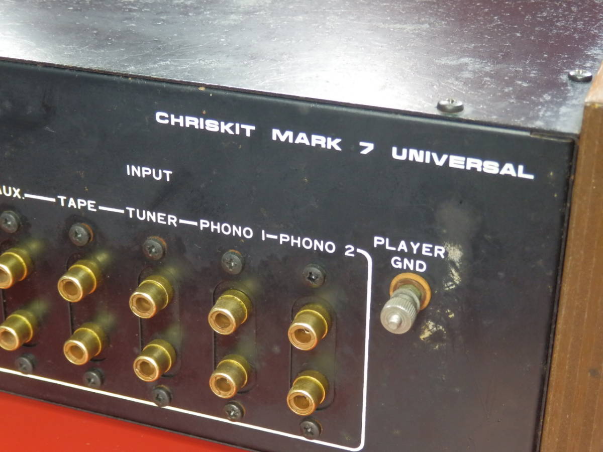 クリスキット Chriskit プリアンプ Mark-7 UNIVERSAL 動作品ですが無