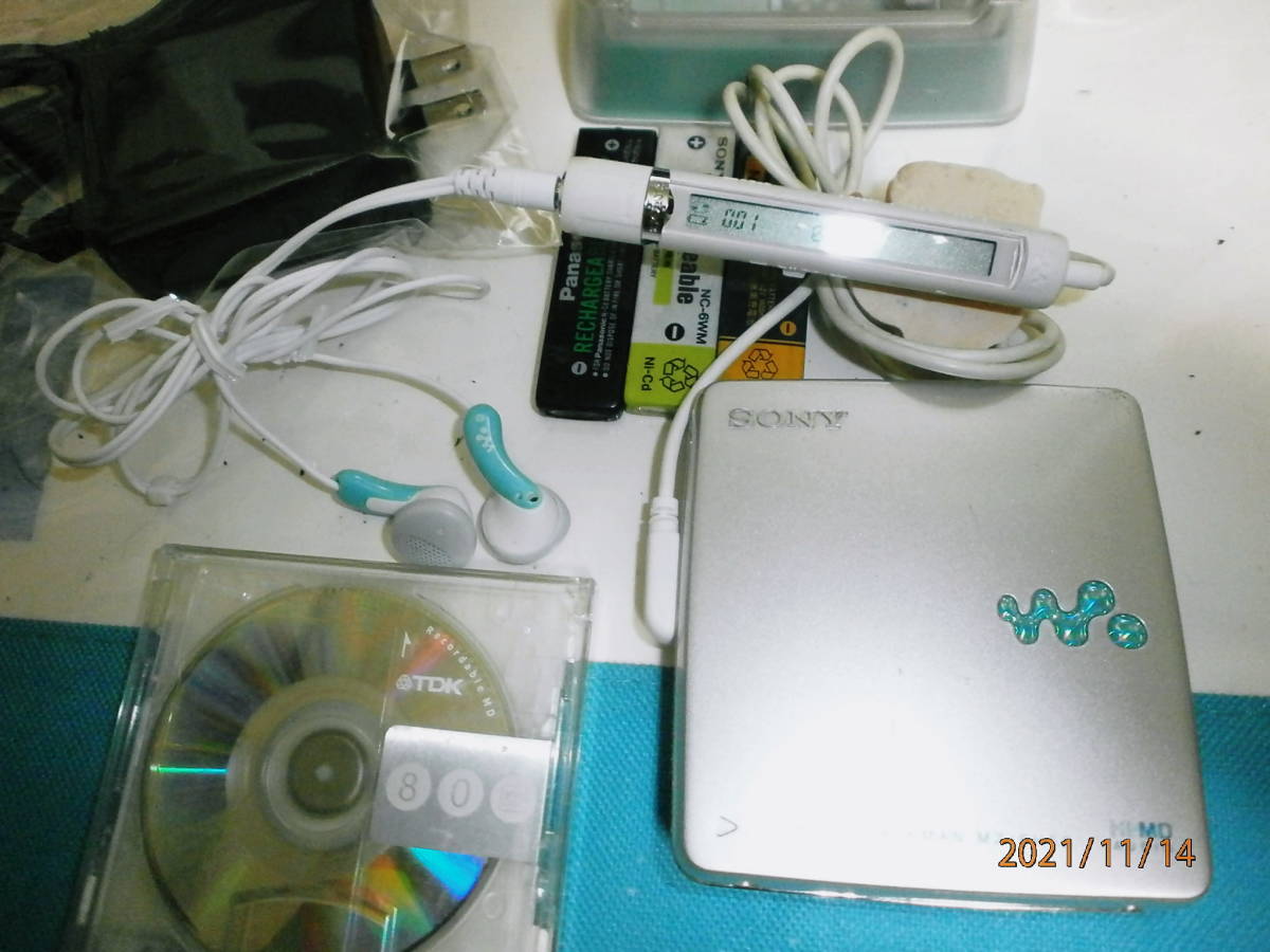 SONY Hi-MD プレイヤー MZ-EH50 シルバージャンク品 ソニー md