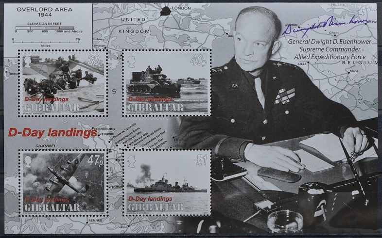 「FF48」ジブラルタル切手　2004年　D-DAY_画像1