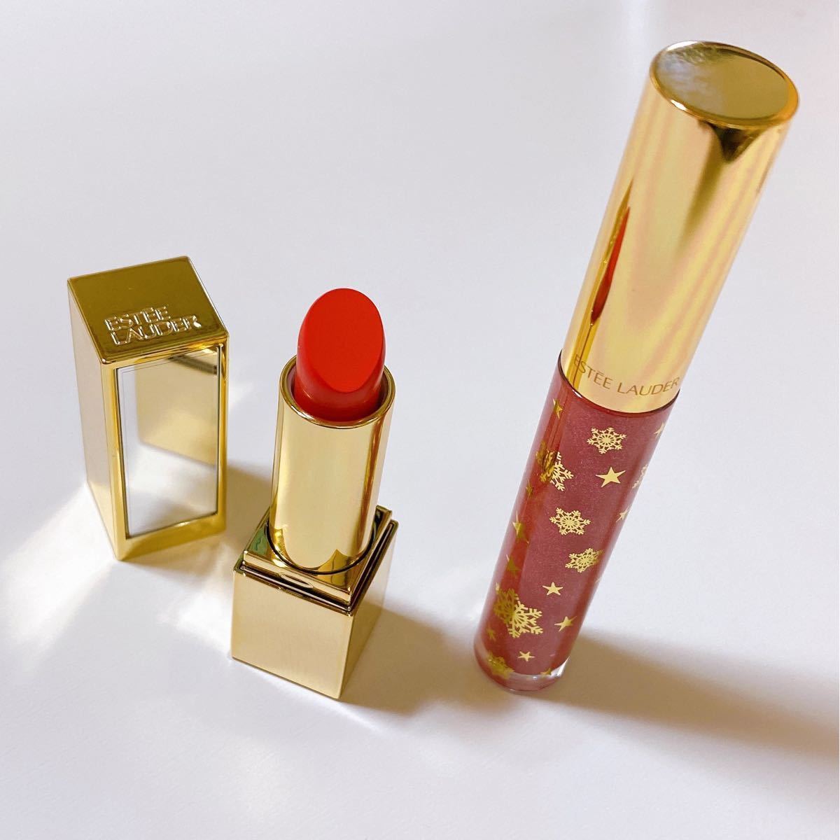 ESTEE LAUDER クリスマスコフレ リップスティック　グロス