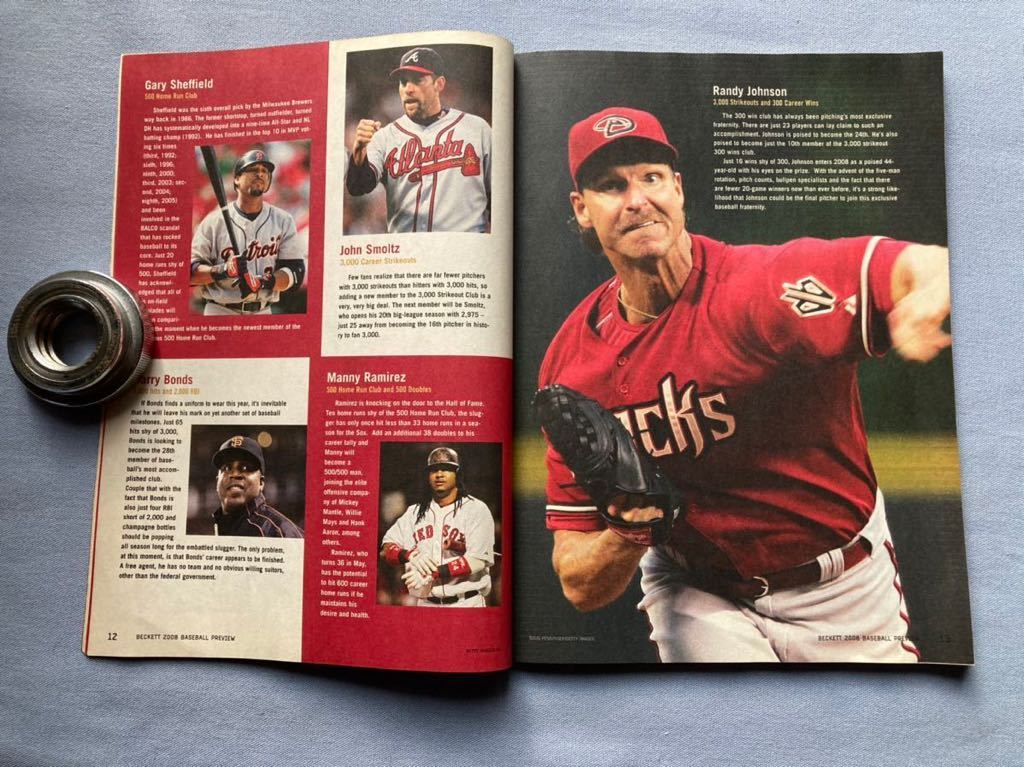 《最終値下》【MLB】224・２００８年　米野球雑誌　『Beckett　BASEBALL』　福留孝介　ルーキー・イヤー　イチロー_画像5