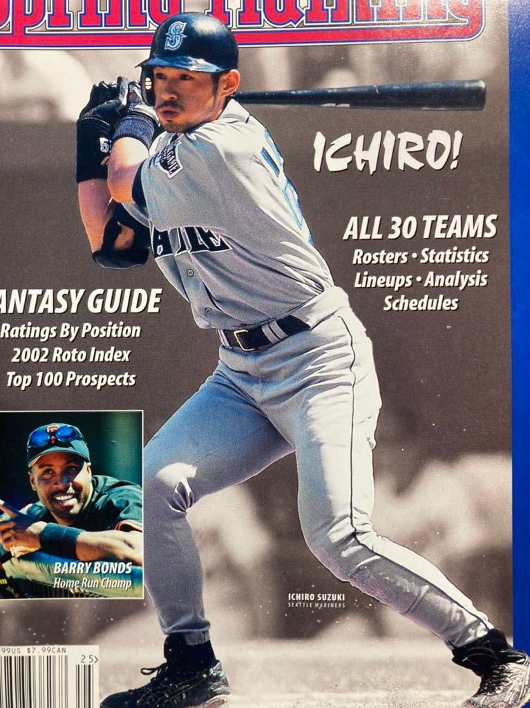 最終値下》【MLB】100・2002年 イチロー表紙の米野球雑誌 最終値下》【MLB】100・2002年 イチロー表紙の米野球雑誌