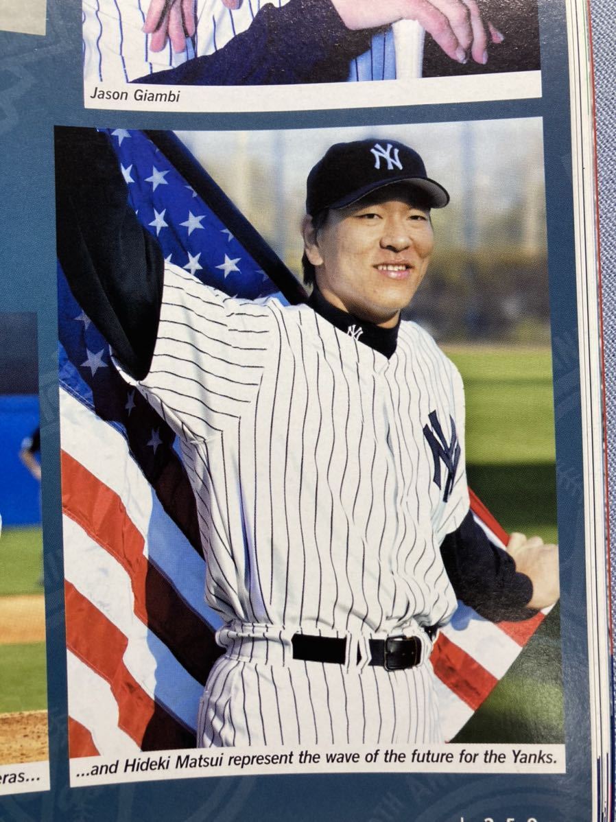 【MLB】192・２００３年　『ヤンキース公式イヤーブック』　松井秀喜ルーキー・イヤー　ニューヨーク・ヤンキース