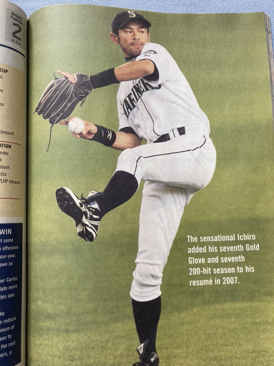 《最終値下》【MLB】224・２００８年　米野球雑誌　『Beckett　BASEBALL』　福留孝介　ルーキー・イヤー　イチロー_画像10