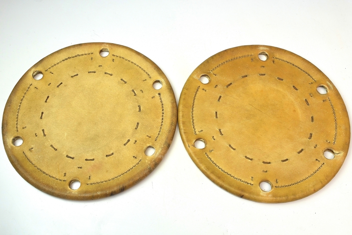 趣楽】 希少 江戸時代 和楽器 風神雷神図蒔絵鼓 鼓高さ28,7cm