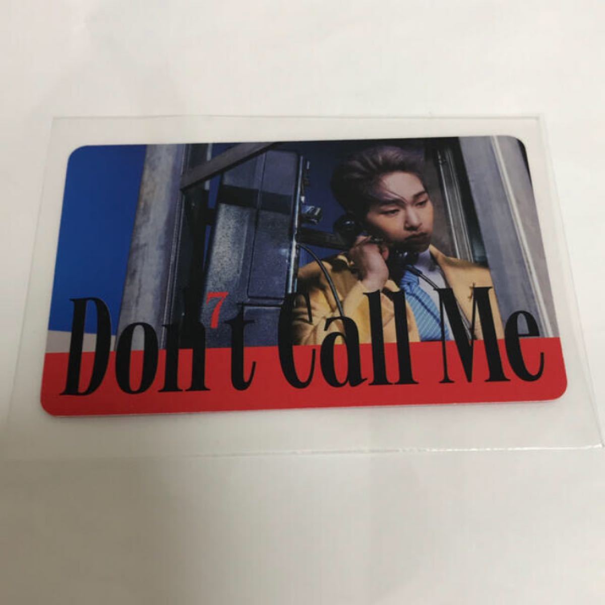 SHINee Don't Call Me オニュ　オンユ　ランダム封入フォンカード　ONEW シャイニー　トレカ　フォトカード