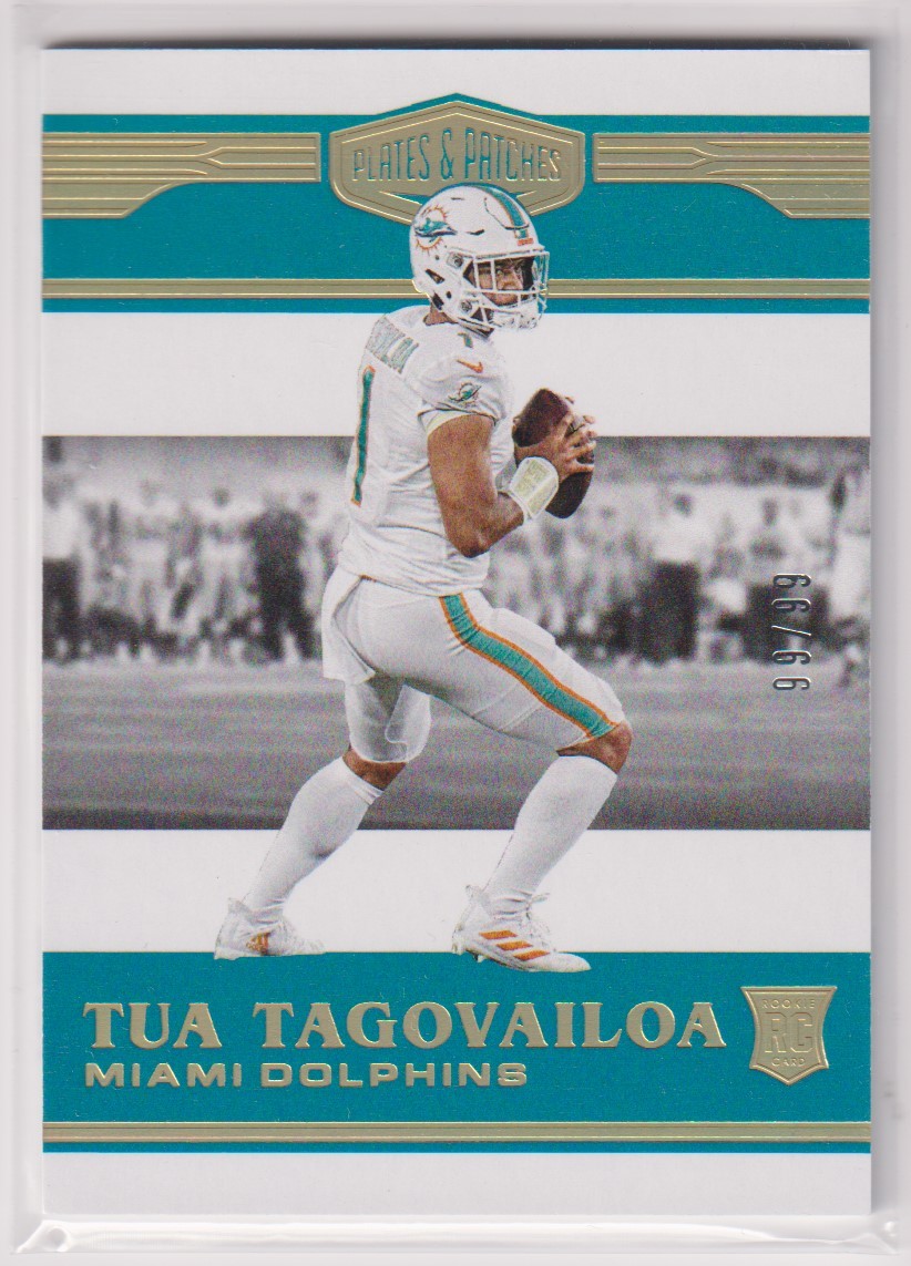 愛用 & PLATES PANINI 2020 TAGOVAILOA TUA NFL PATCHES ラスト