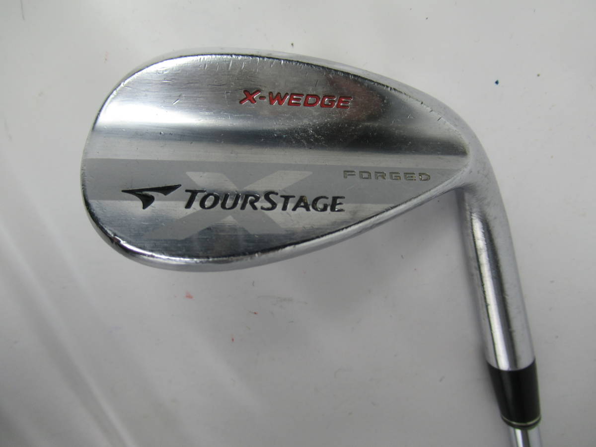 ★BRIDGESTONE ブリヂストン TOURSTAGE X-WEDGE FORGED ウェッジ スチールシャフト C087★レア★激安★中古★_画像1