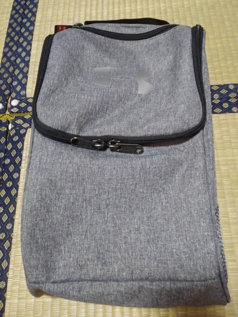 [ new goods ] Under Armor shoes case 21×12×34cm gray 