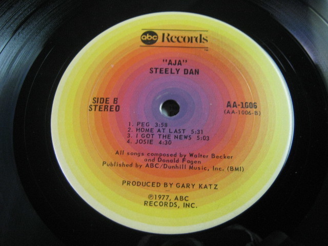 STEELY DAN aja LP 1977 US盤 ロック、ポップス（洋楽） | nagisa