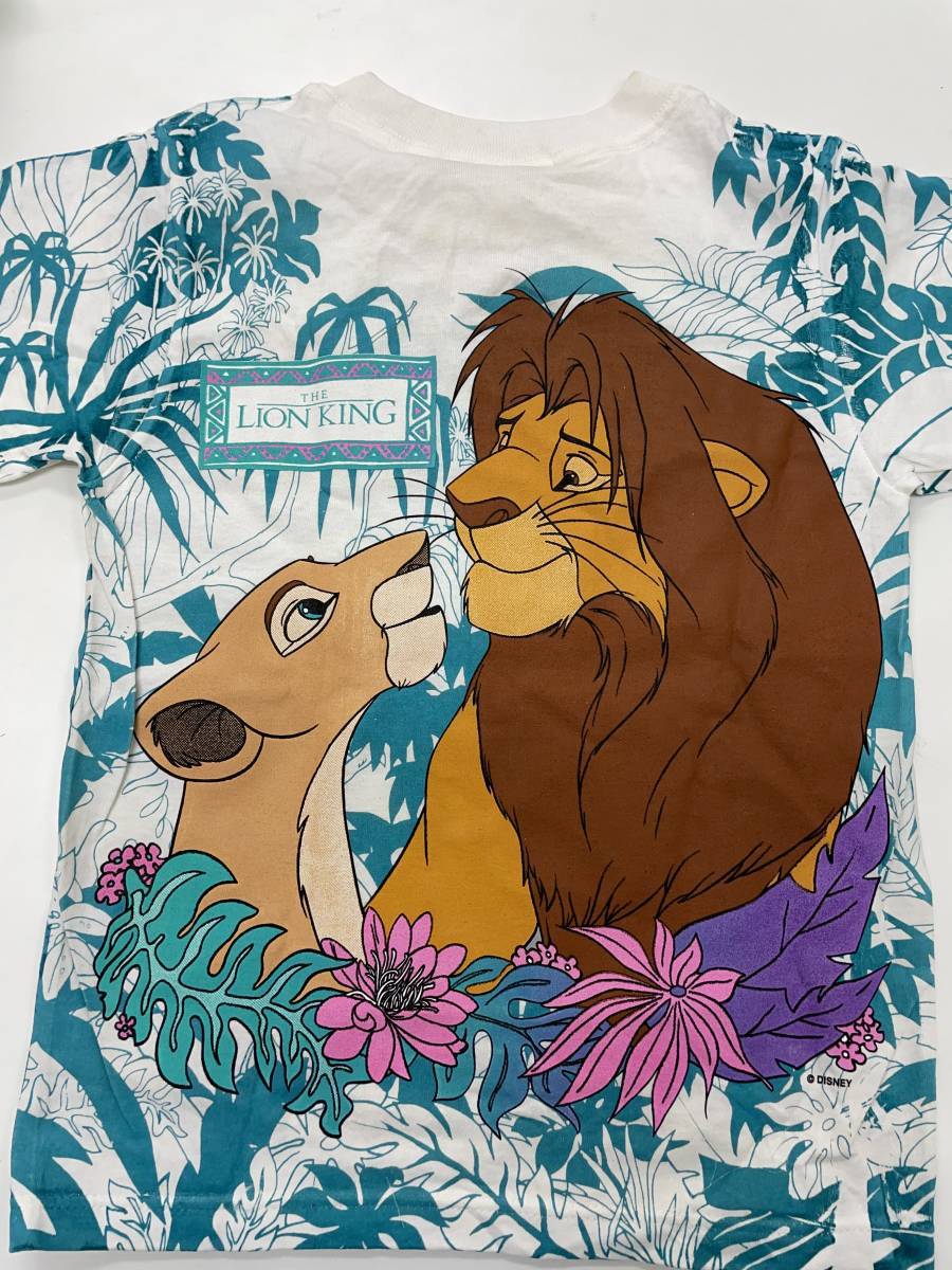 90s ディズニー The Lion King Tシャツ アニメ プロモーション-