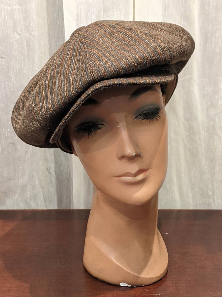  Showa Vintage . передний ткань использование большой Silhouette Casquette /10*s20*s30*s Франция Work Europa S WING античный Taisho роман ΓOT