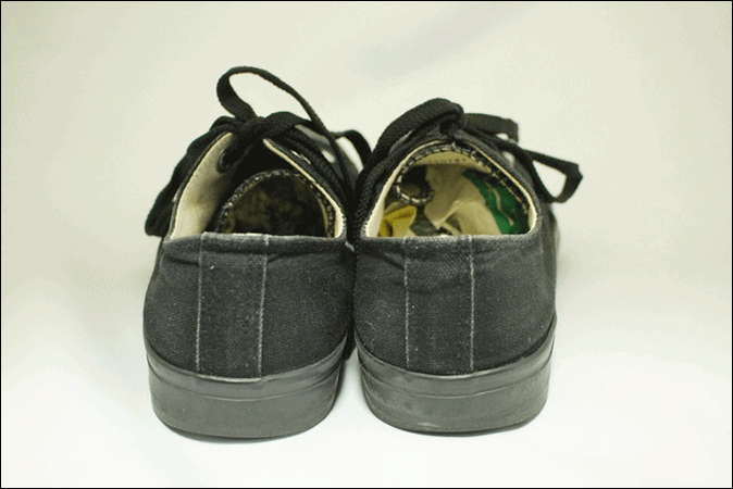 [25.0] Unknown campus спортивные туфли чёрный черный Vintage Vintage USA б/у одежда Old CH138