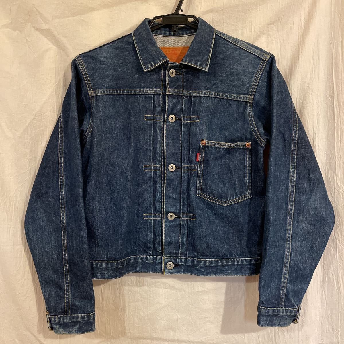 90s LEVI'S リーバイス 71506 デニムジャケット 36 日本製 レプリカ 復刻 Gジャン ビッグE