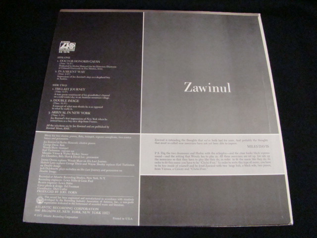 LP/Zawinul/SD1579/Atlantic/US盤_画像2